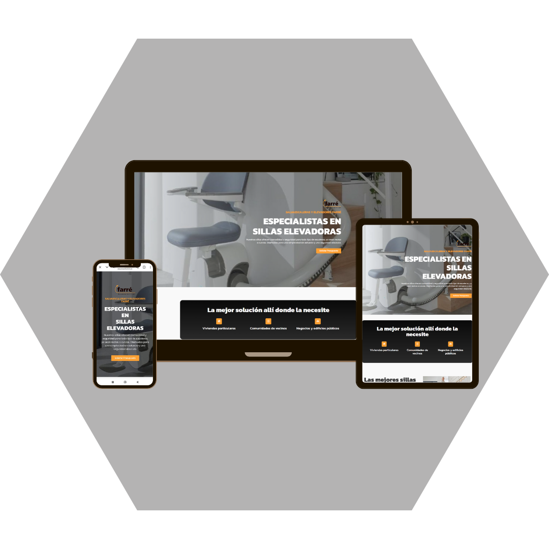 Landing page - Farré