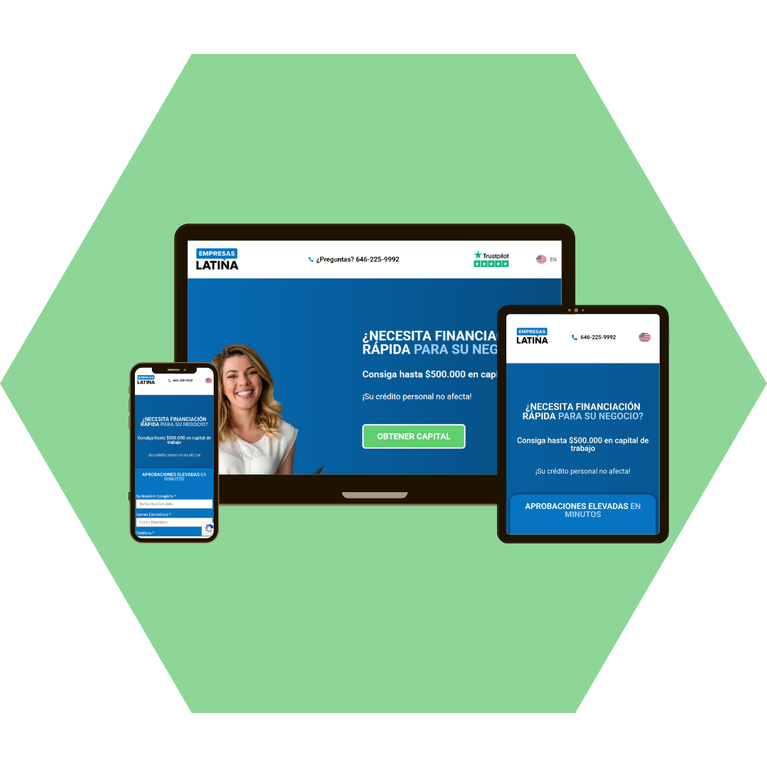 Landing page - Empresas Latina
